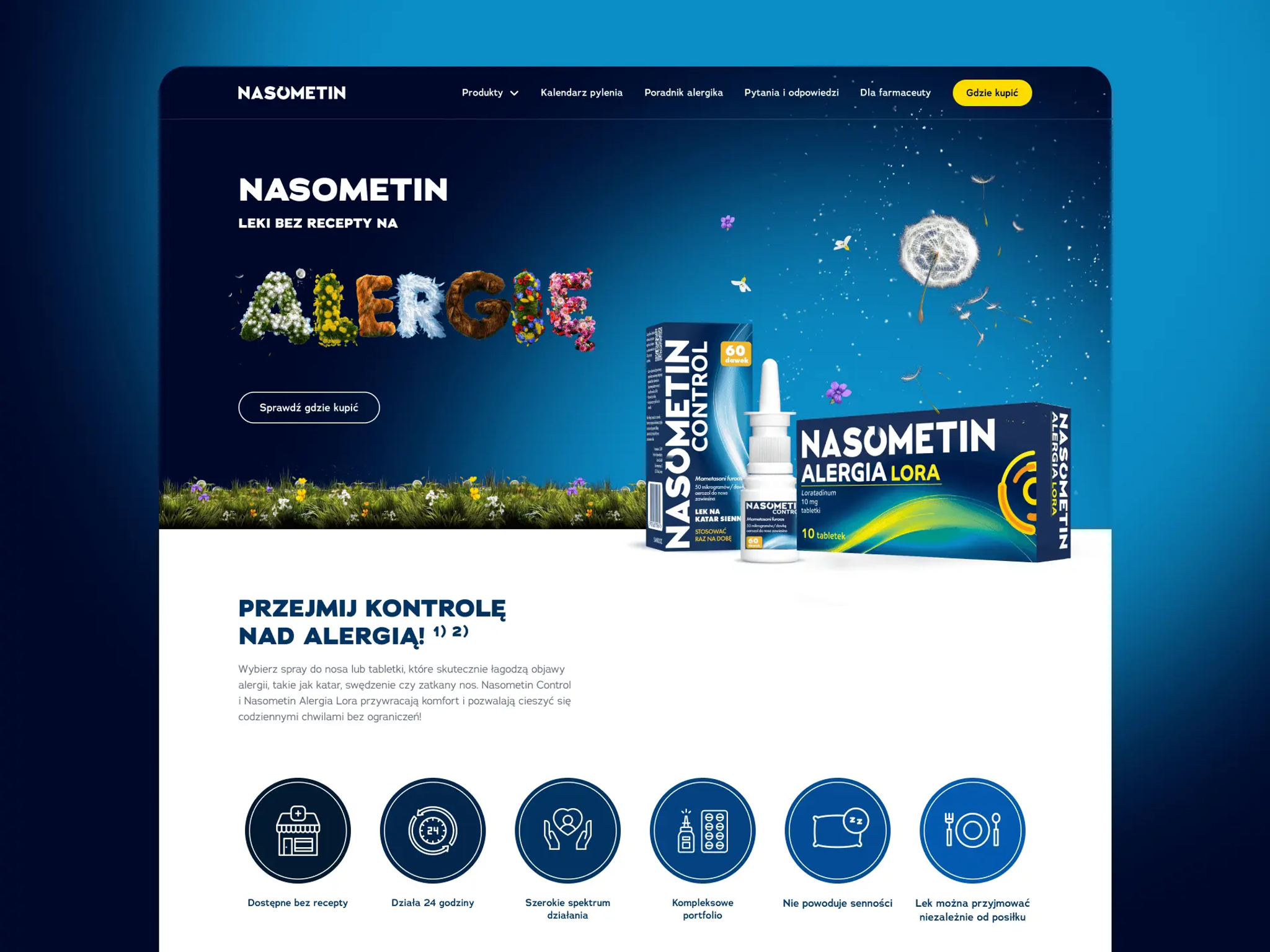 Nasometin: jak przebudowaliśmy stronę marki pod rosnące portfolio